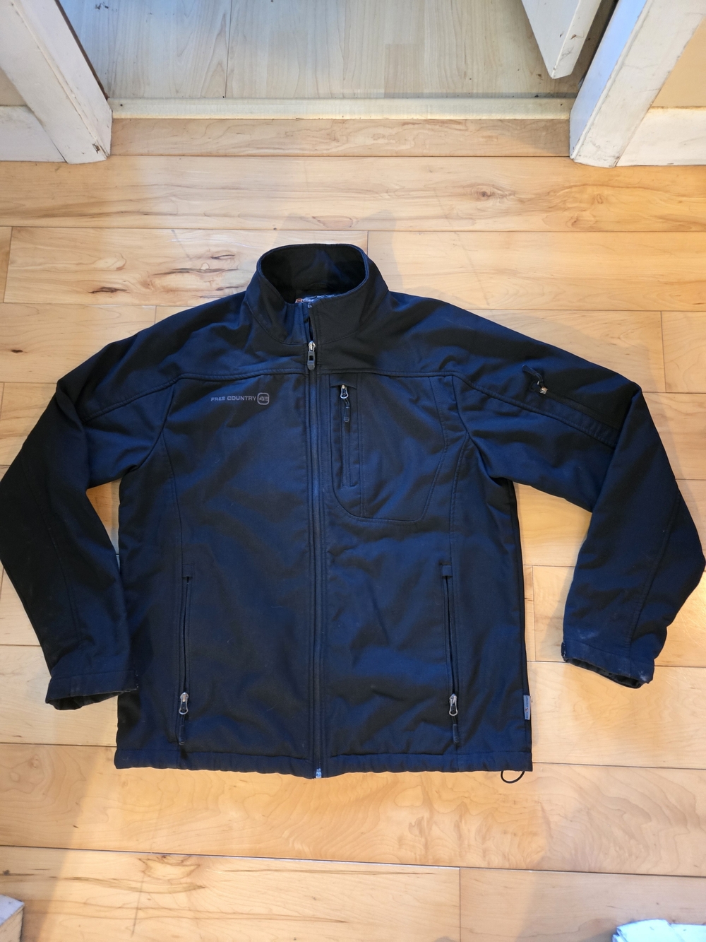 Free Country Men's Navy Softshell Windbreaker Jacket